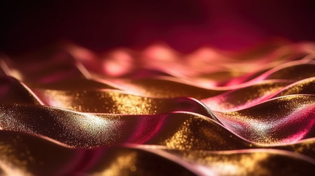 Rose Gold Bokeh Shiny Abstract Background. Generative AIの素材