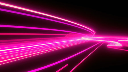 A Futuristic Abstract Neon Background. Generative AIの素材