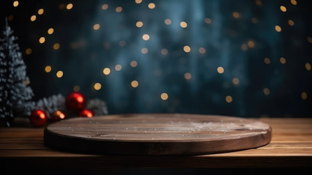 Holiday Showcase, Out-of-Focus Christmas Table Settingの素材