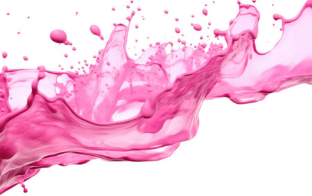Elegant Pink Flowing Smoke in Soft Abstract Wavesの素材