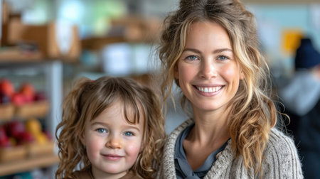 Joyful Female Teacher Interacting with Diverse Young Students. A.I.の素材