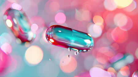 An artistic depiction of a futuristic AI-enhanced pillの素材