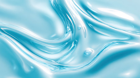 Transparent Hyaluronic Acid Gel Texture, Skincare Serum Background. A.I.の素材