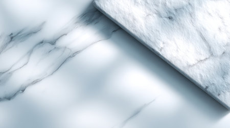 White Marble Texture with Veins Background. A.I.の素材