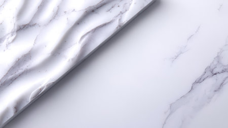 White Marble Texture with Veins Background. A.I.の素材