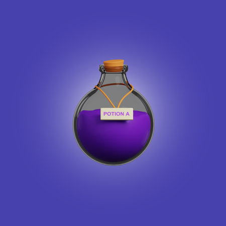 3d Halloween Potionの写真素材