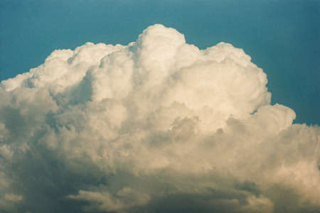 Celestial landscape showing a large cloudy mass.の写真素材