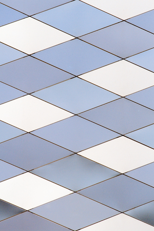 Metal texture background. Abstract architectural pattern. Colored metals platesの写真素材