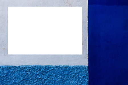 Mock up. Billboard banner signage mock up display on the wallの写真素材