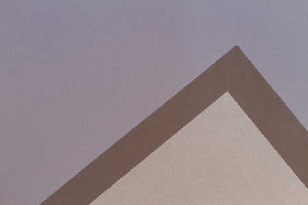 Color papers geometry composition background with gray beige and brown tones