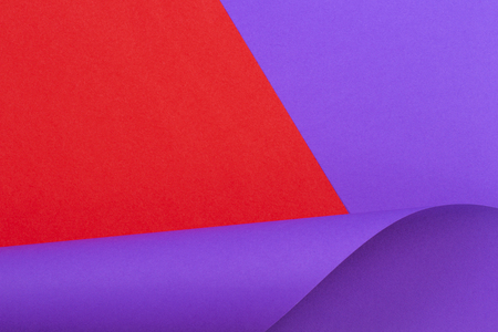 Abstract colorful background. Red violet purple color paper in geometric shapesの写真素材
