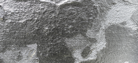Old cracked wall with silver paint texture background