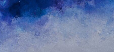 Abstract blue and white painted wall texture background outdoorsの写真素材