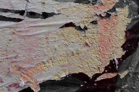 Old ripped torn grunge posters placard texture background