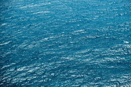 Blue turquoise sea water background. Aerial viewの写真素材