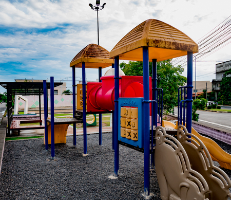 Old playgroundの写真素材