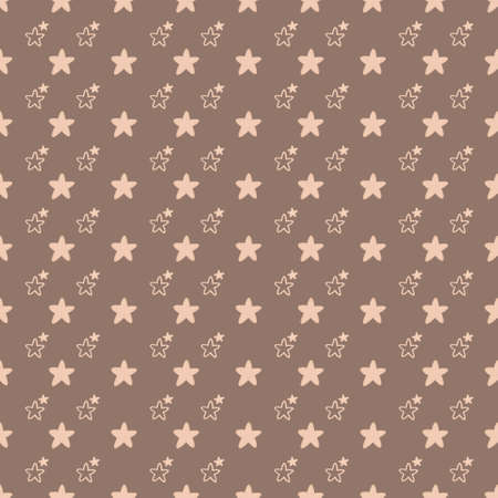 Seamless starry sky pattern in minimalist styleの写真素材