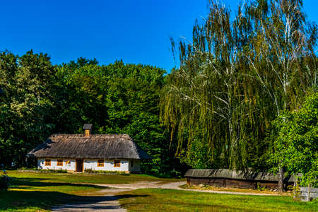 Village settlement in southern Ukraine at the end of the 19th centuryのeditorial素材