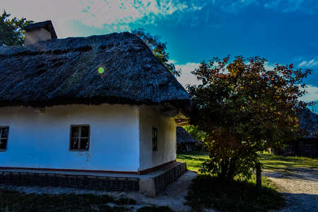 Village settlement in southern Ukraine at the end of the 19th centuryのeditorial素材