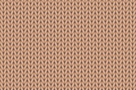 Knit woven yarn fabric seamless pattern. Vector wool seamless background. grpahic illustration texture. Winter clothes fabric. knitwear print beigeのイラスト素材