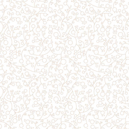 Beige leaf seamless texture floral pattern. Vector Brown leaves and sprouts. Illustrated background. Print for textile fabrics or web. whiteのイラスト素材