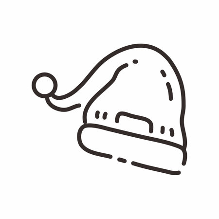 Christmas Santa Hatのイラスト素材