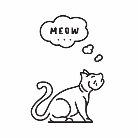 Cute Cats Activities and Expressions Sticker 1のイラスト素材