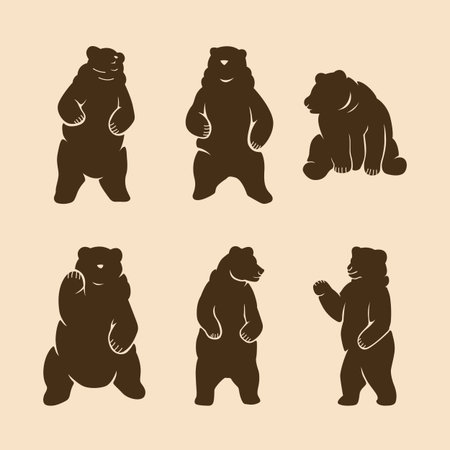 Brown Bear Silhouette Wild Animal Vector. Support files to be used for screen printing, digital printing, art prints, etc.

Thank you for purchasing! ðのイラスト素材