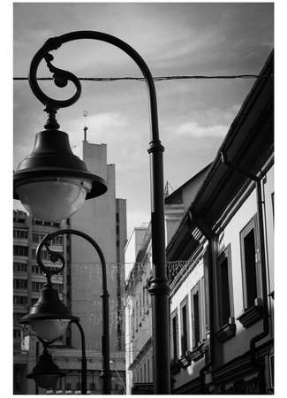 Latterns. Black & whiteの写真素材