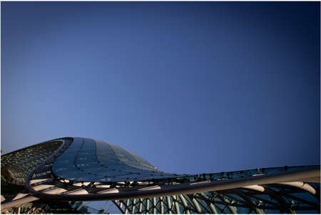 Bridge of Peace. Tbilisi, Georgiaの写真素材