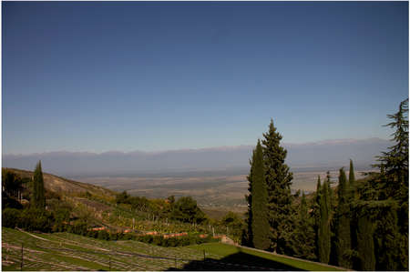Beautiful view of the Alazani Valley. Georgiaの写真素材