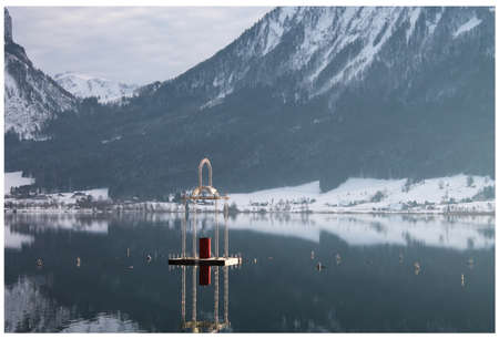 Alpine landscape. Salzgammergutの写真素材