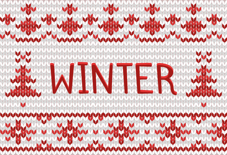 Knitted winter background with place for text for your designのイラスト素材