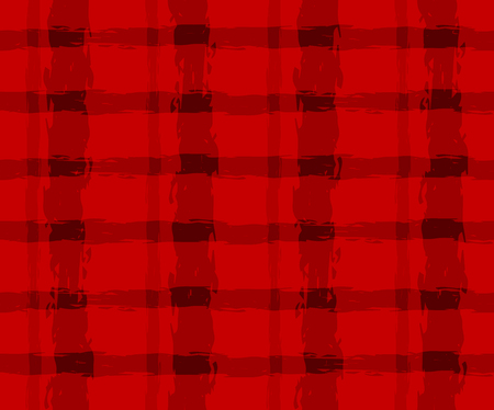 Seamless texture with red cells. Vector background for your creativityのイラスト素材