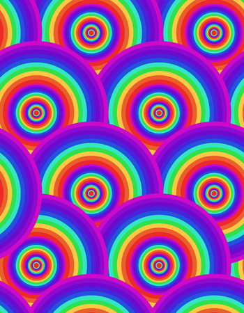 Seamless psychedelic rainbow texture. Abstract pattern for wrapping paper, wallpaper and your creativityのイラスト素材