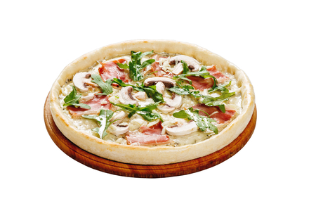 Prosciutto with arugulaの写真素材