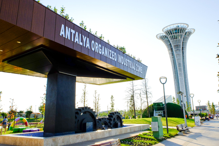 Antalya organized industrial zone and Tower. Exhibition Expo 2016.のeditorial素材