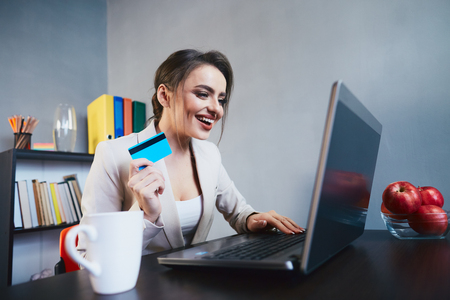 Online shopping photoの写真素材