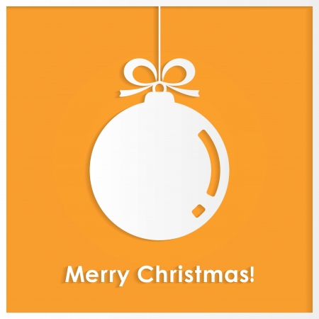 Christmas applique ball. のイラスト素材