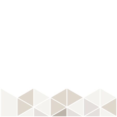 Vector template square cards made of triangles. Light color.のイラスト素材