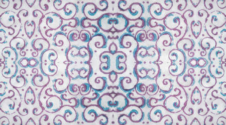 Swirls seamless pattern. Summer pattern for