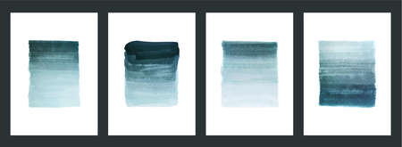 Abstract art background with watercolor stain elements. Painting brush texture vector decoration...