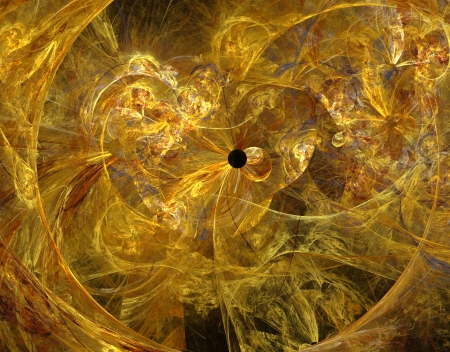 Abstract fractal background  Gold palette  Computer generated graphics の写真素材