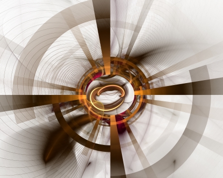 Fractal geometric pattern  Computer generated graphics の写真素材
