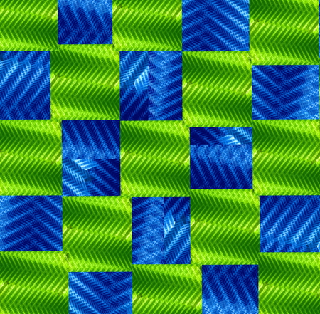 Abstract background in geometric style in green and blue. Computer generated graphics.