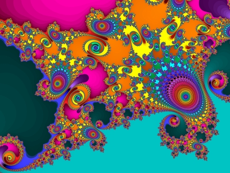 Fabulous Colorful abstract background. Artwork for creative design, art and entertainment. Computer generated graphics.の写真素材