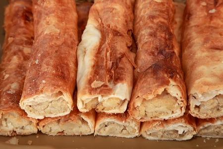 Tortilla with cheese and dill