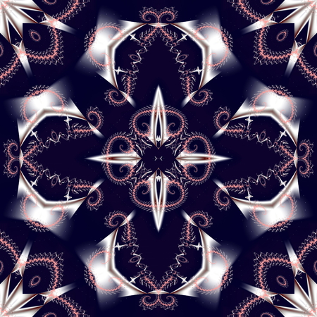 Fabulous fractal background with spiral ornament. You can use it for invitations, notebook covers, phone case, postcards, cards, ceramics, carpets and so on. Artwork for creative design and art.の写真素材