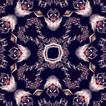 Fabulous fractal background with spiral ornament. You can use it for invitations, notebook covers, phone case, postcards, cards, ceramics, carpets and so on. Artwork for creative design and art.の写真素材