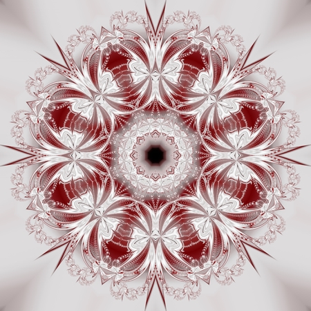 Beautiful background with floral circle ornament. You can use it for invitations, notebook covers, phone cases, postcards, cards, ceramics, carpets and so on. Artwork for creative design, art and entertainment.の写真素材